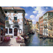Холст Art Венеция маслом для украшения стены